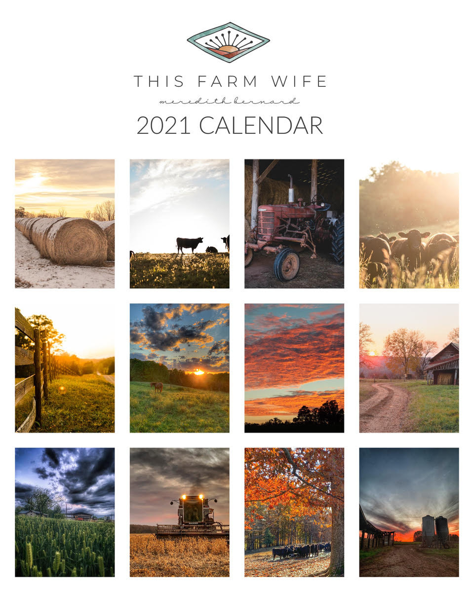 Farm Life Calendar This Farm Wife