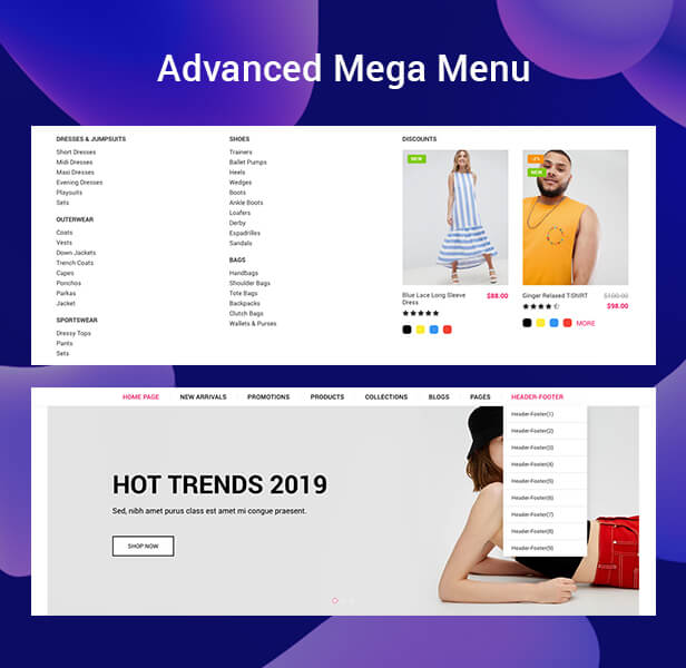 shopify mega menu