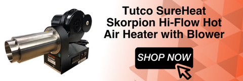 Tutco SureHeat Skorpion 230V/3000W (Hi-Flow) Hot Air Heater w/ Blower (Single Phase - ø 62 mm)