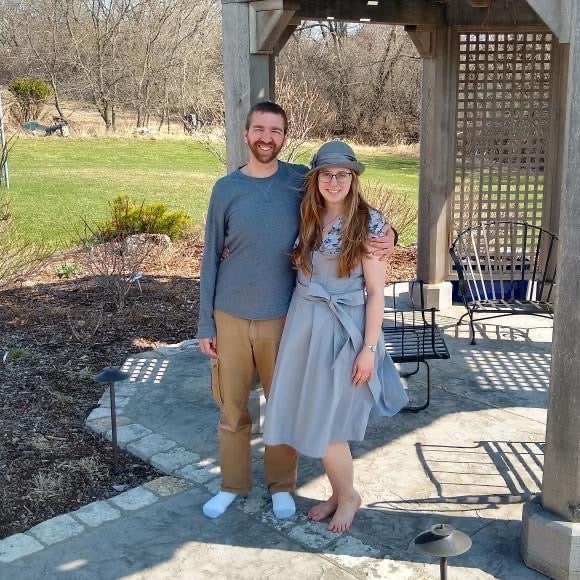 Grey Dirndl Dress