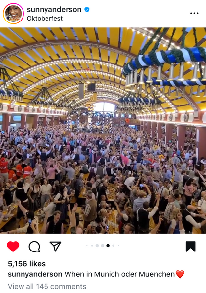 image of a crowded oktoberfest beer tent in october. this celebration is one of the largest in the world where people come to celebrate bavarian tradition