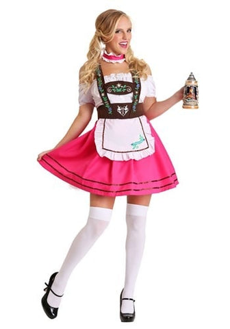 Costume dirndl with white blouse 