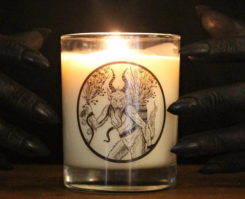 sea witch krampus candle - krampusnacht gifts - krampus traditions