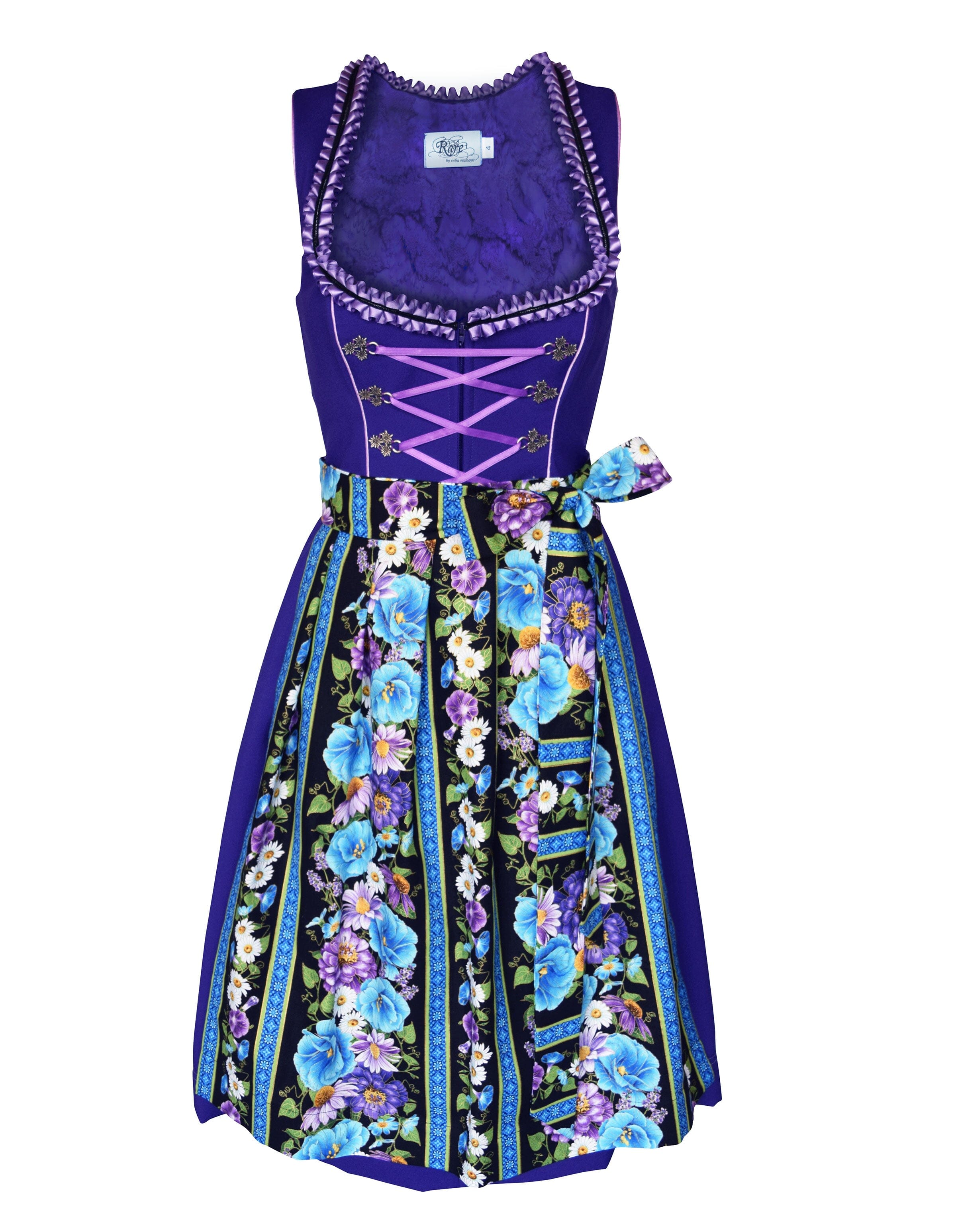 Purple and Floral Dirndl