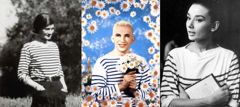 Breton Top - Coco Chanel, Jean-Paul Gautier & Audrey Hepburn