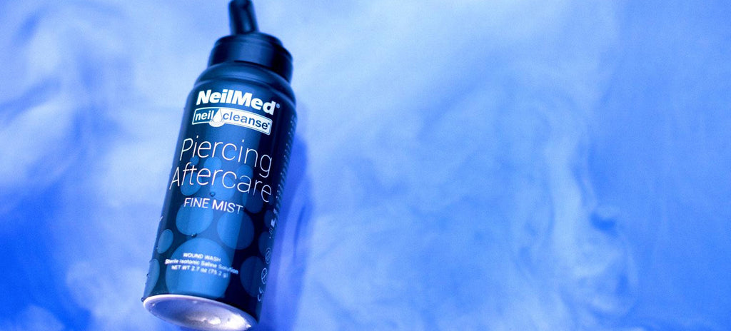 Nielmed feature piercing aftercare, available in a fine mist.