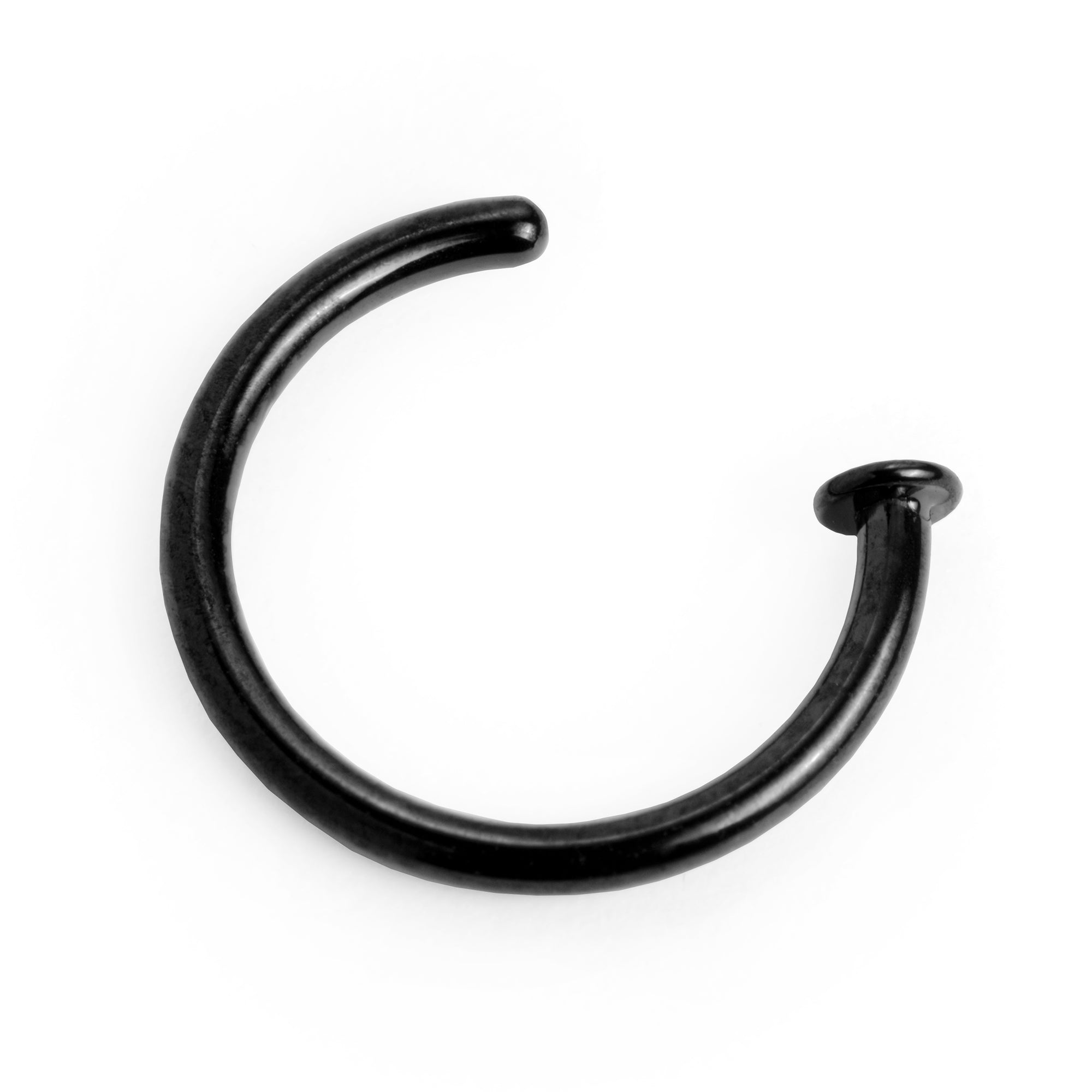 Nose Hoop Black Titanium Uk Custom Plugs