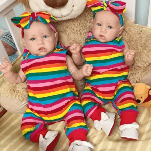 twin doll babies