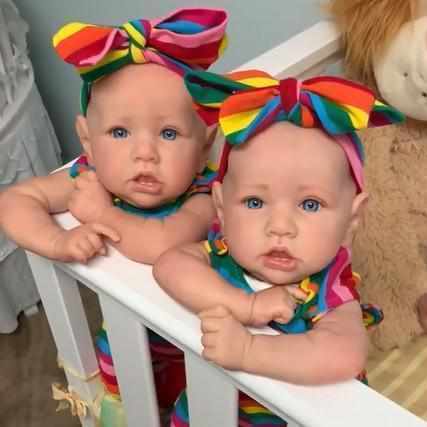 twin silicone dolls