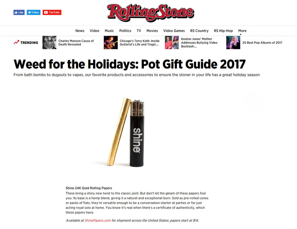 Rolling stone holiday gift guide