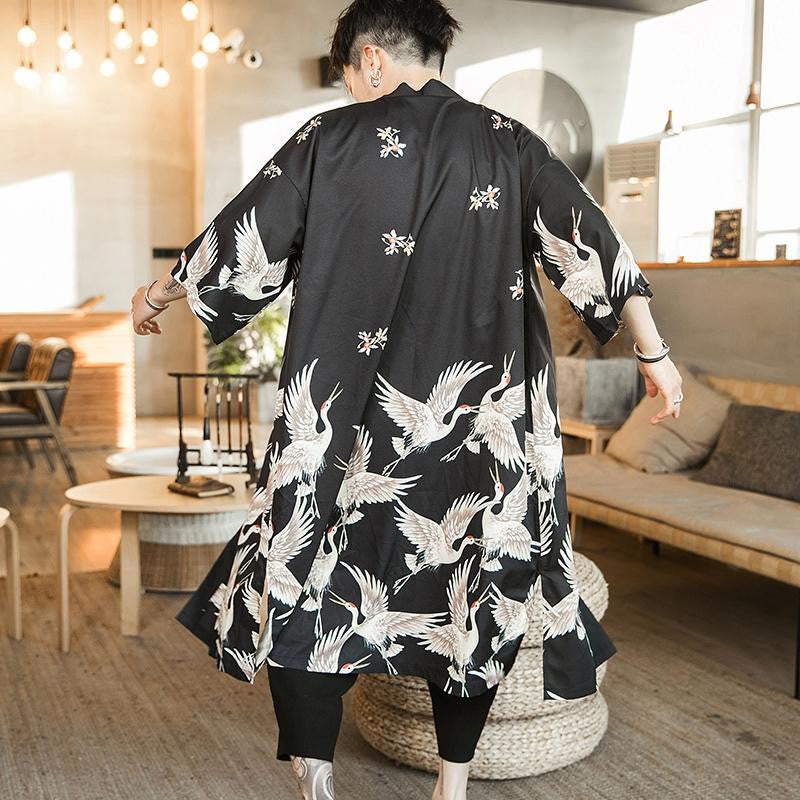 rijk Immoraliteit Weiland Modern Crane Kimono | Spirit of Japan
