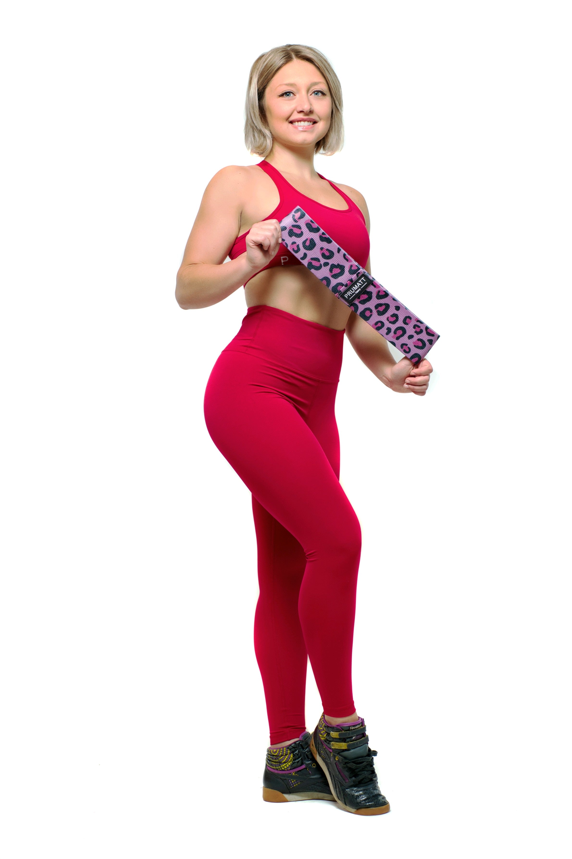 Pink Cheetah Resistance Bands - Pack of 3