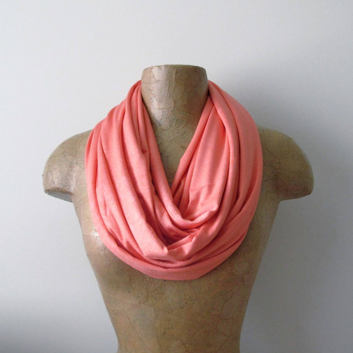 coral scarf
