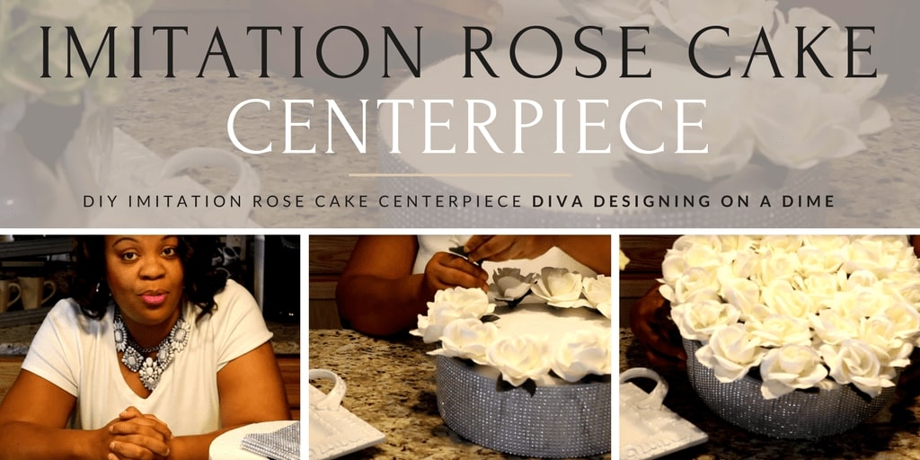 Diva Designing on a Dime with Kimberly Davis_s Imitation Rose Cake Centerpiece Tutorial(1)