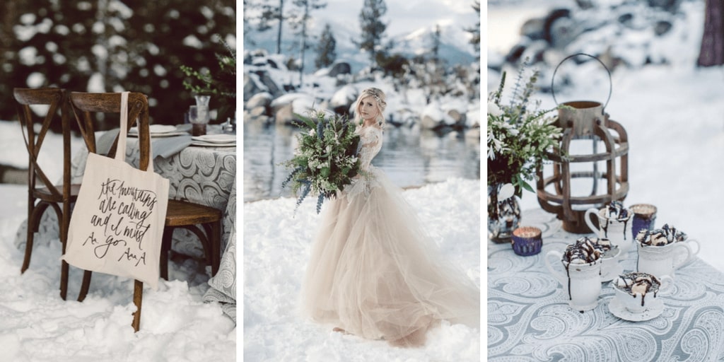 beautiful winter wedding