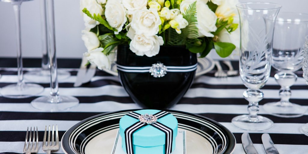 black and white wedding favor