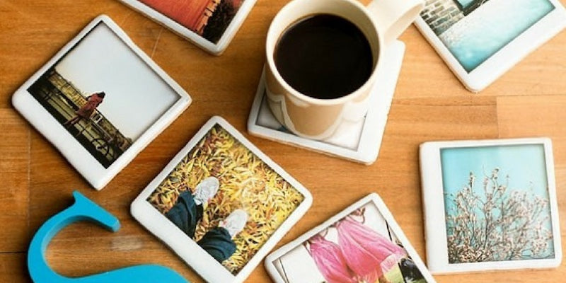 instagram coasters wedding favors