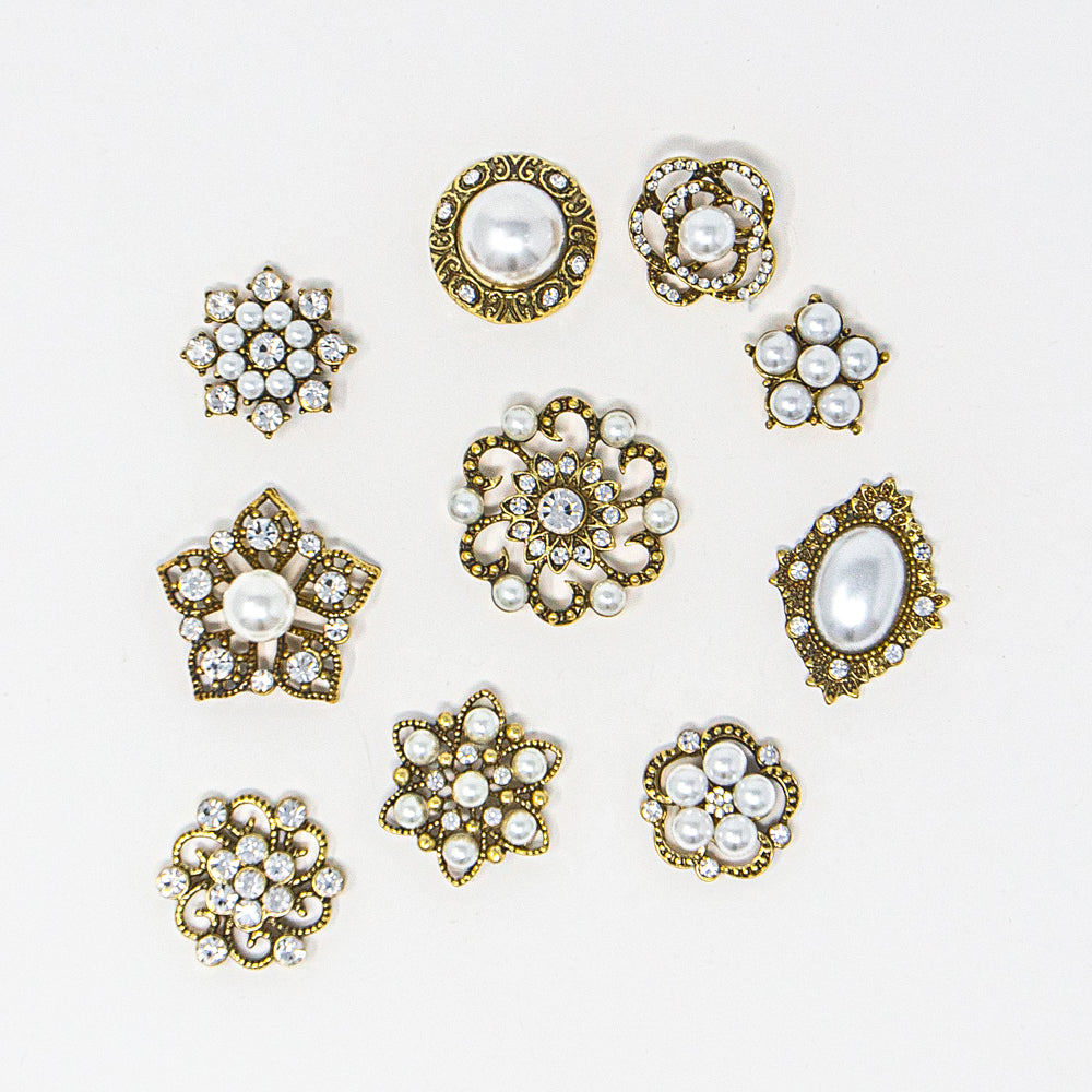 Mini Crowns Pack Antique Bronze - Totally Dazzled