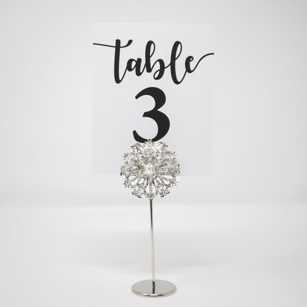 wedding table number holders