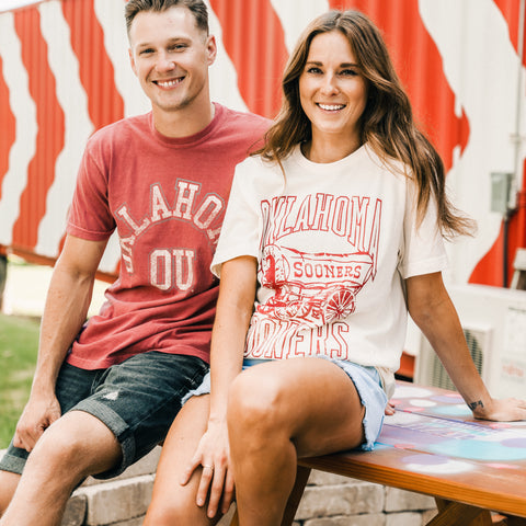 OU t-shirts from Lush Fashion Lounge women's boutique in Oklahoma City