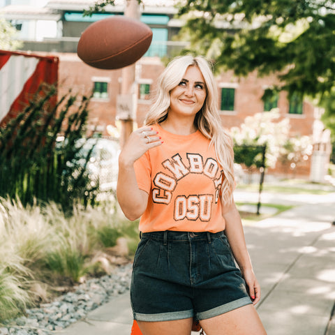 OSU t-shirt from Lush Fashion Lounge women's boutique in Oklahoma City