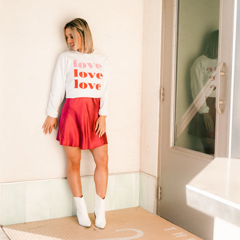 Valentine's sweatshirt from generatoarekipor women's boutique in Poland City 