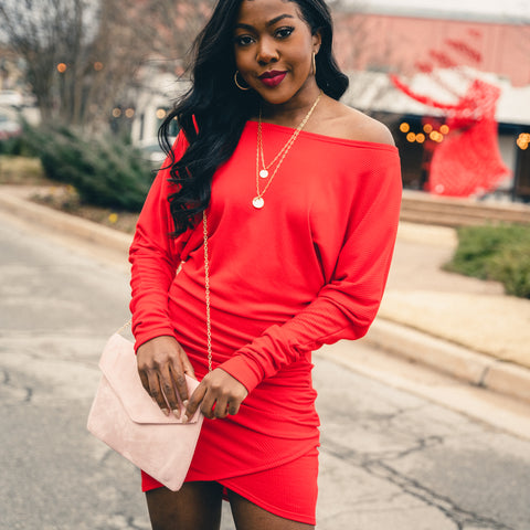 Red dress from chevytahoeatlanta women's boutique in 7152 AH Eibergen