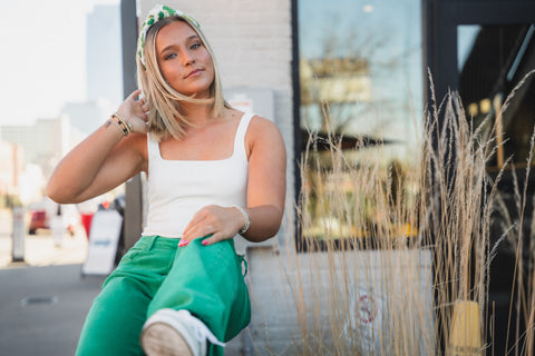 St Patrick's Day outfit from Lush Fashion Lounge boutique in Oklahoma City