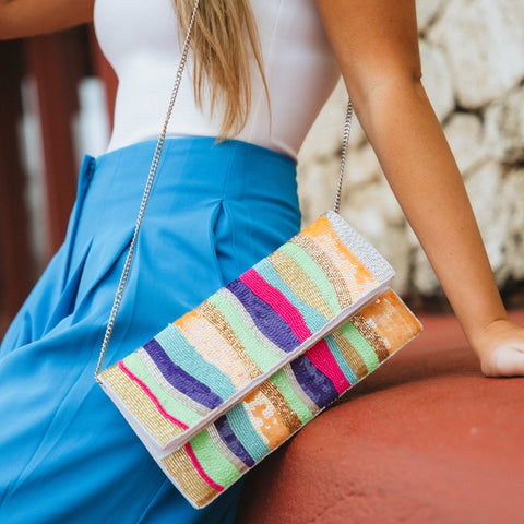 Beaded vacation purse from Lush Fashion Lounge boutique in Oklahoma City