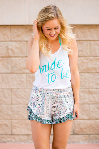 Bright and Fun Bride to Be Tank Top