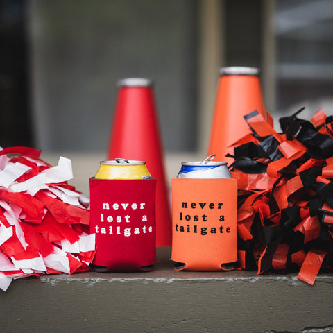 Never Lost a Tailgate OU OSU Koozie