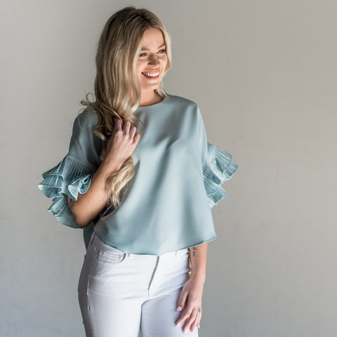 Unique Blue Easter Top