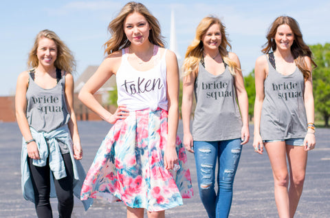 Fun Bride and Bridesmaid Graphic Tees for Weddings