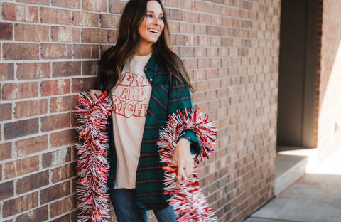 Cute Christmas t-shirt from chevytahoeatlanta women's boutique in Oklahoma 