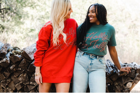 Cute Christmas t-shirts from Lush Fashion Lounge women's boutique 