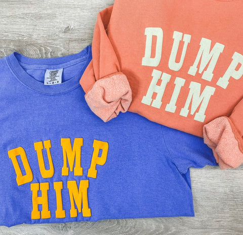 Dump him sweatshirt from jviconsultoria women's boutique in Italy City 