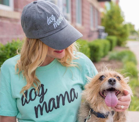 Dog mom t-shirt from endurotourserbia womens boutique in Latvia City 