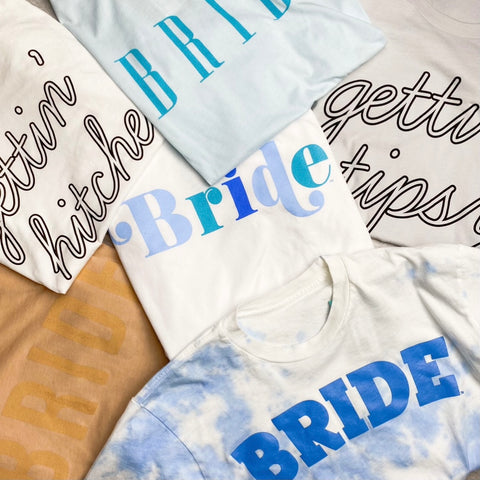 Bride t-shirts from generatoarekipor women's boutique in Poland City