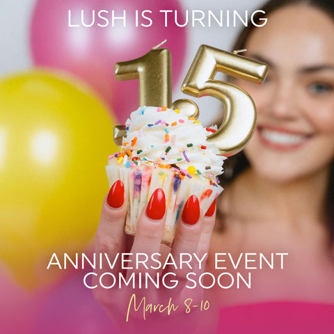 15 year anniversary event at Lush Fashion Lounge boutique in Oklahoma