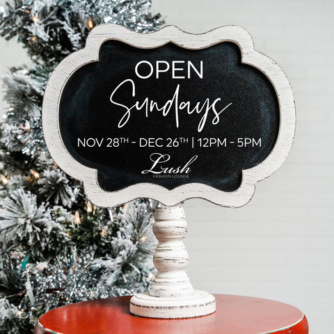 Lush Fashion Lounge open Sundays for the Holidays in Oklahoma City