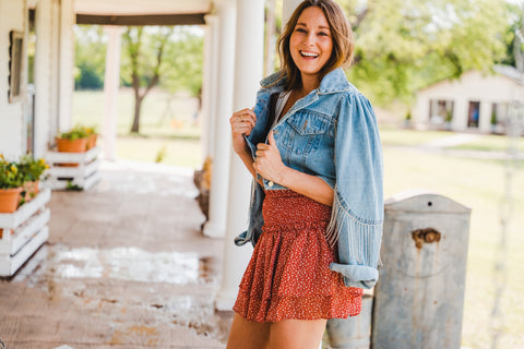 Fringe denim rhinestone jacket  from generatoarekipor women's boutique in Poland City 