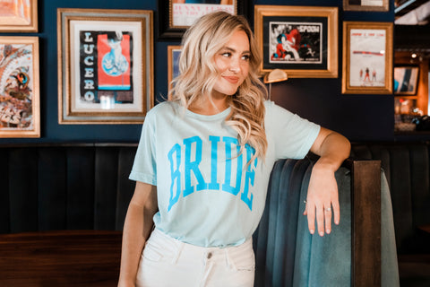 Bride t-shirt from chevytahoeatlanta women's boutique in 7152 AH Eibergen 