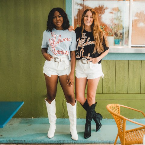 OU t-shirt and OSU t-shirt from Lush Fashion Lounge womens boutique in Oklahoma City 