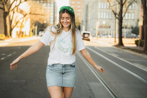 Shamrock tshirt from Lush Fashion Lounge boutique in Oklahoma City