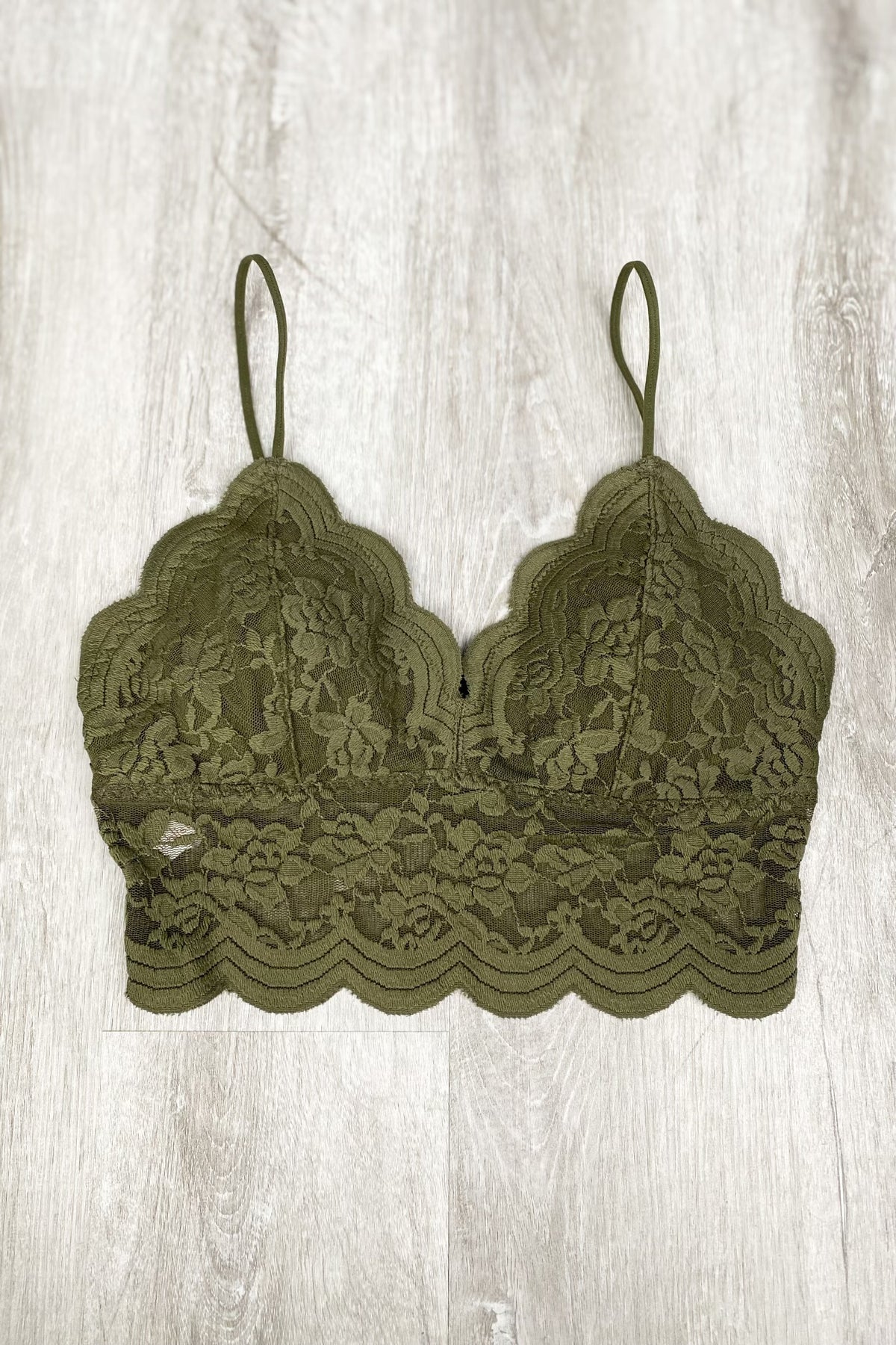 Crochet Lace Bralette - Black - Olive & Sage Boutique