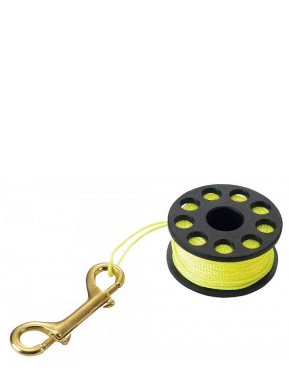 SPOOL FINGER REEL with Stainless Steel Bolt Snap Hook Safety Diving  Equipment $38.90 - PicClick AU