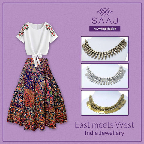 Indo Western Wear Unique Classy Look Silver Cubic Earring Rakhi Gift – Buy  Indian Fashion Jewellery