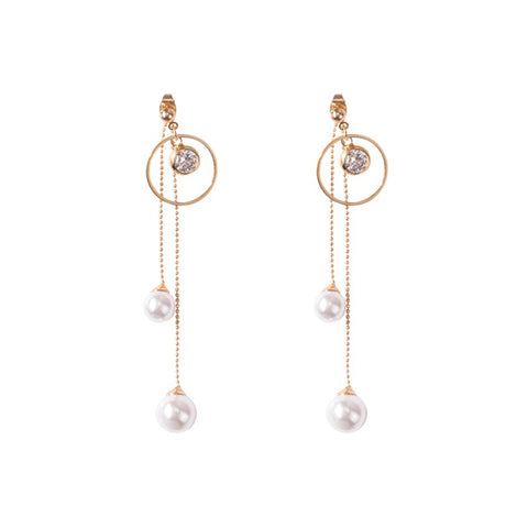 Tassel-Pearl-Drop-Earrings