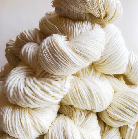 undyed yarn bases