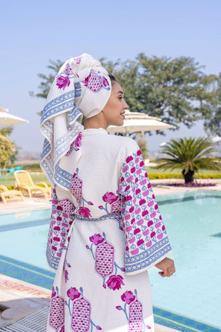 Vriddhi Bath robe - Pinklay